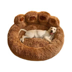 Bear Paw Plush Pet Bed