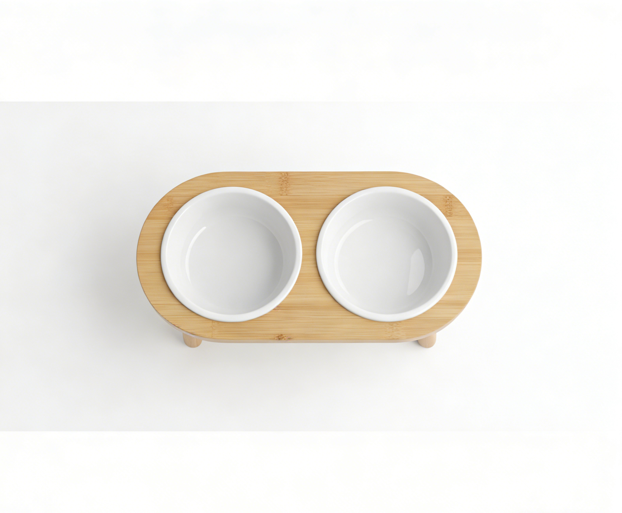 Elevated Double Pet Bowl Stand