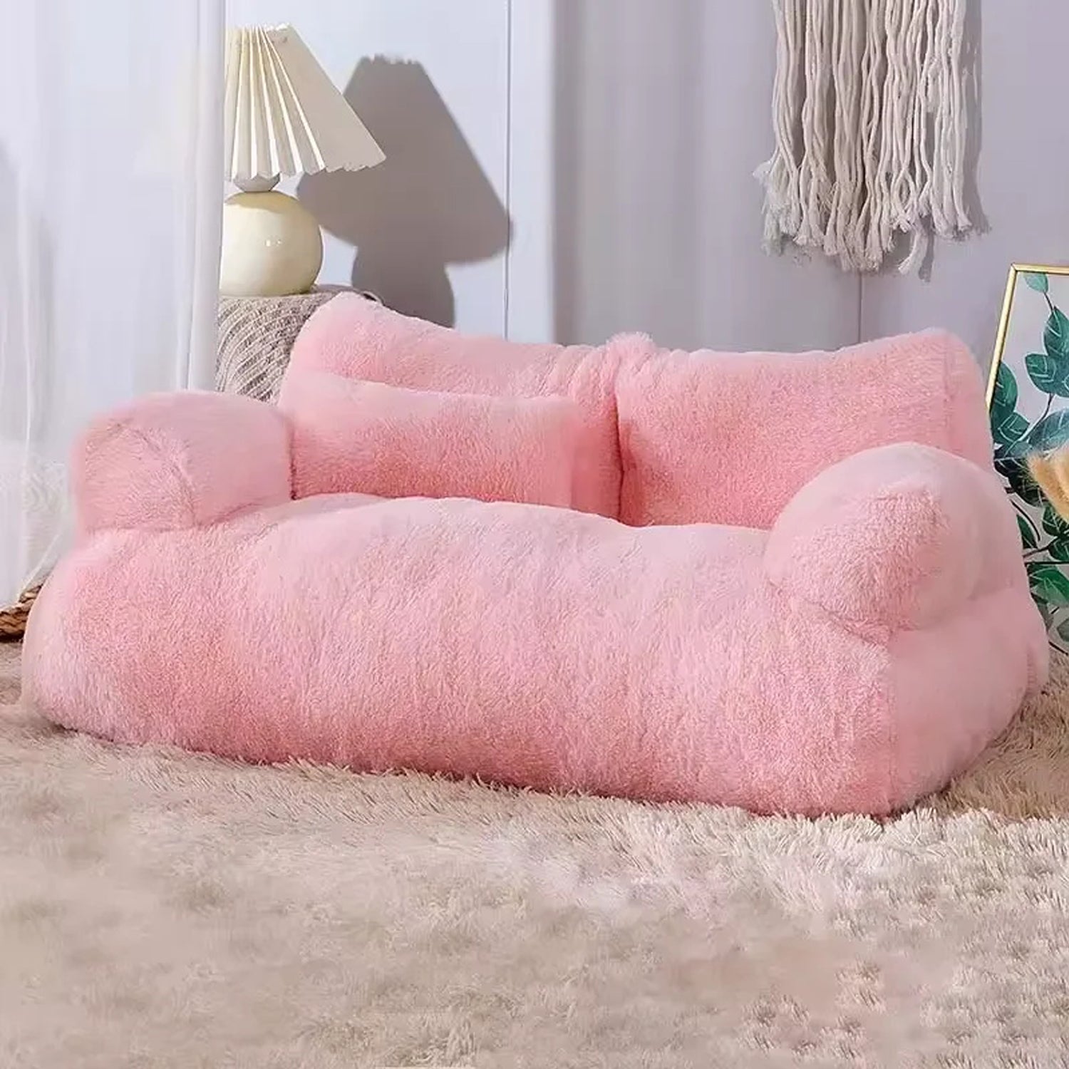 Fluffy Plush Pet Sofa Bed