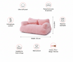 Fluffy Plush Pet Sofa Bed - Product Spec